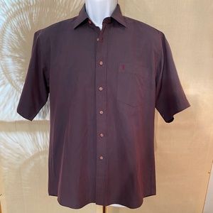 YVES SAINT LAURENT Men’s Short Sleeve Button Down Shirt Sz 16
